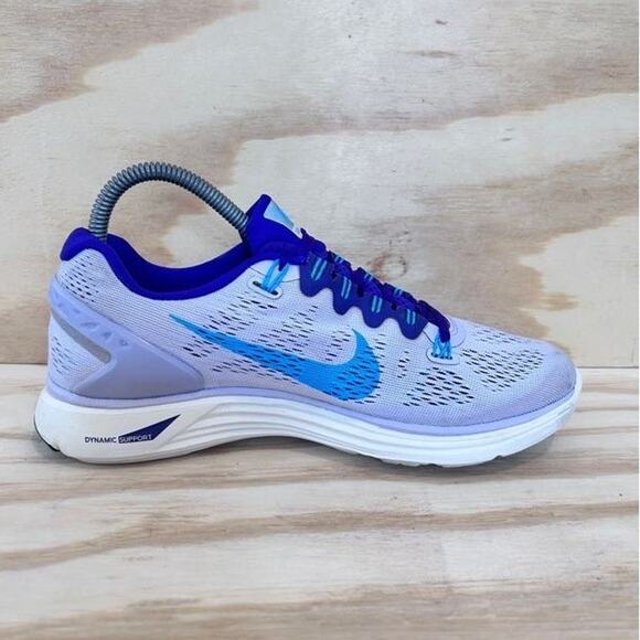 Nike - Lunar Glide 5 - Running Shoes - Blue/Purple - Women's - 7.5 - 599395-545 - Picture 5 of 9